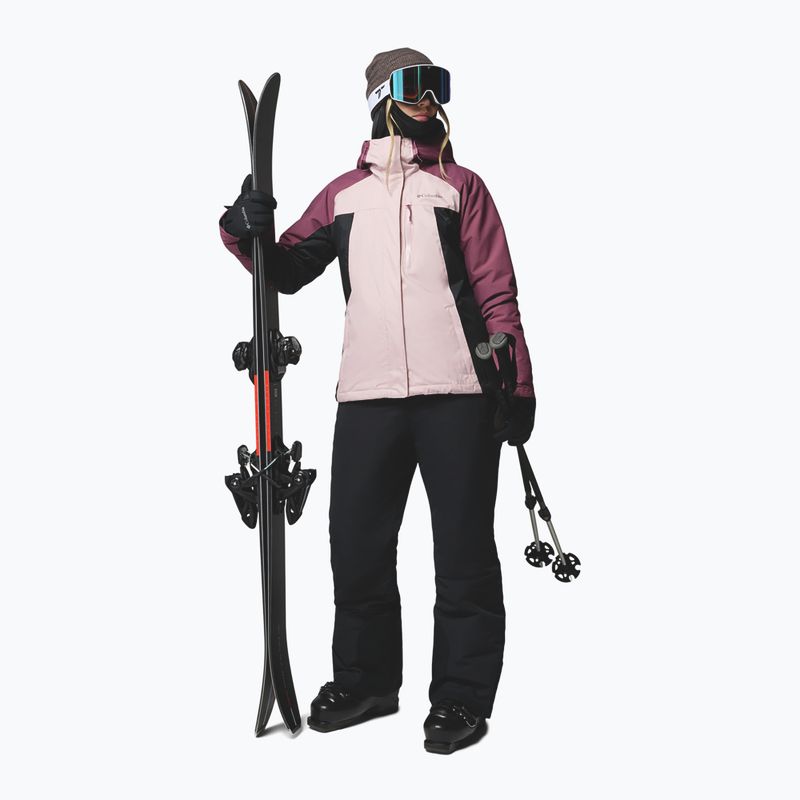 Moteriška slidinėjimo striukė Columbia Snowy Summit Ins mineral pink/black/antique mauve x dye 2