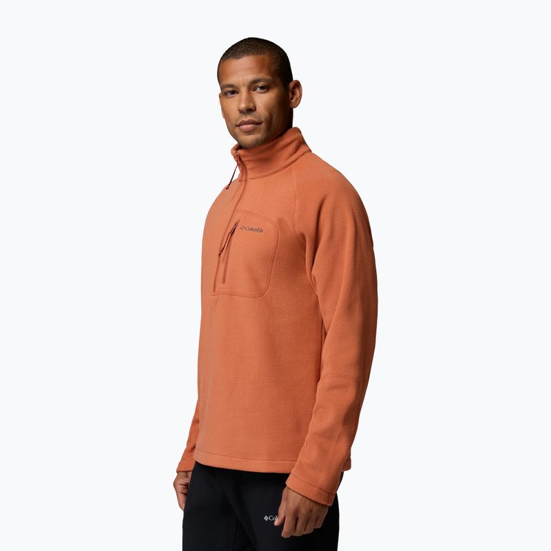 Vyriškas flisinis džemperis Columbia Fast Trek III Half Zip Teak Brown 4