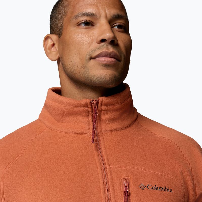 Vyriškas flisinis džemperis Columbia Fast Trek III Half Zip Teak Brown 5