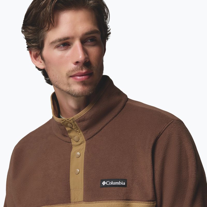 Vyriškas flisinis džemperis Columbia Steens Mountain Half Snap II tobacco/delta 5