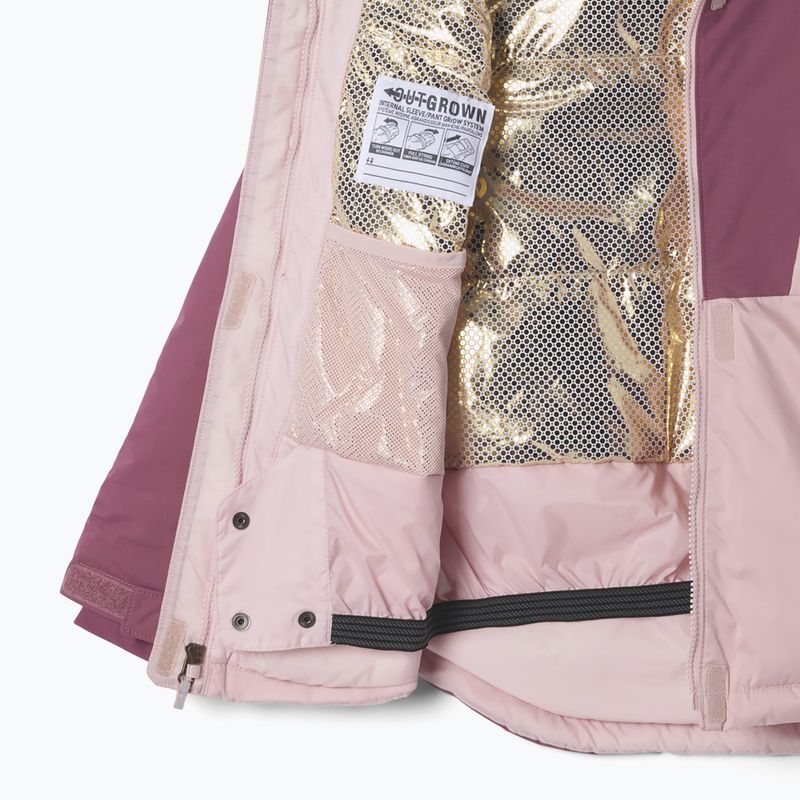 Vaikiška slidinėjimo striukė Columbia Mighty Mogul III mineral pink/antique mauve 3