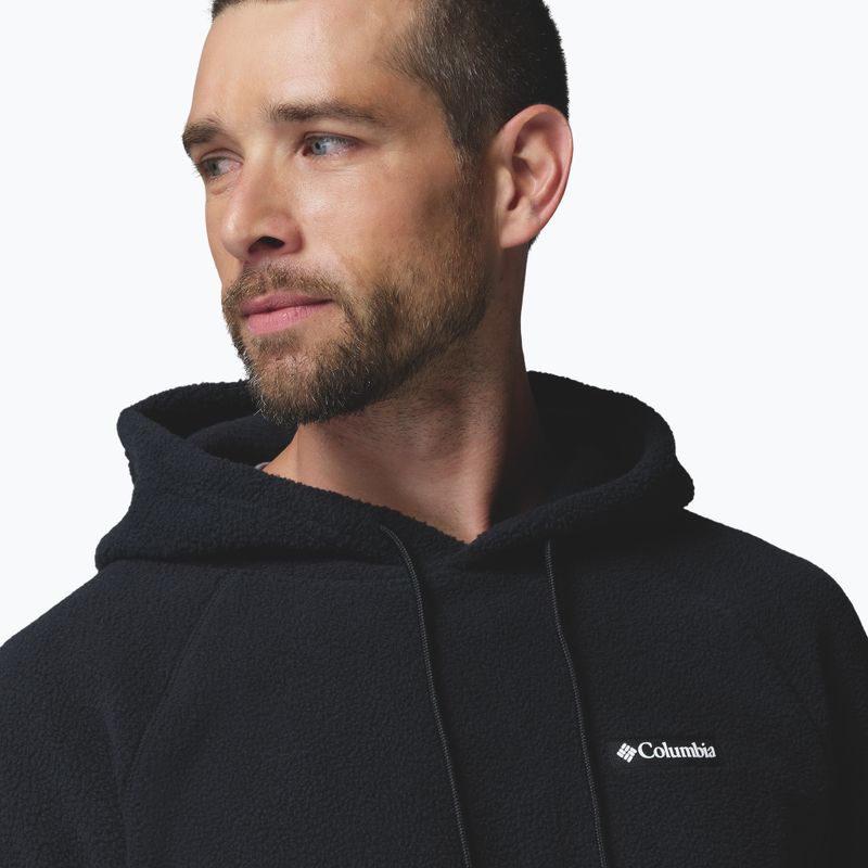 Vyriškas flisinis džemperis Columbia Timber Crest MTR Fleece Hoodie black 5