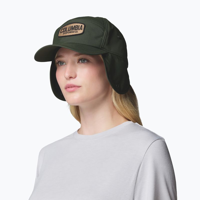 Kepurė su snapeliu Columbia Landroamer Ear Flap greenscape/working badge 6