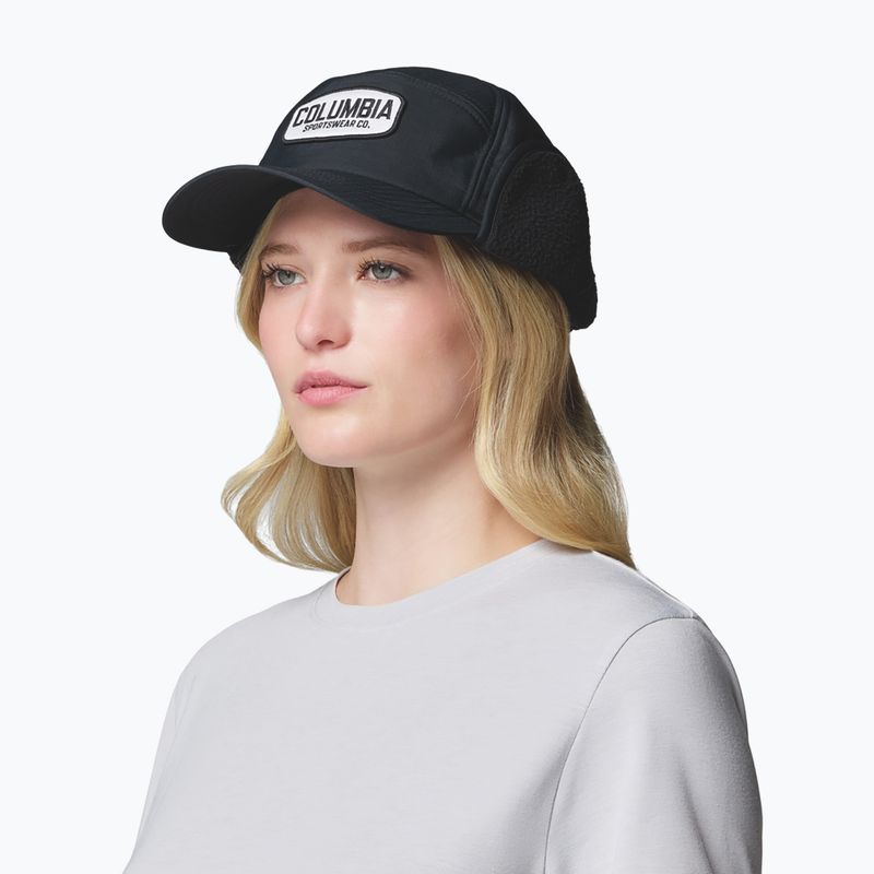 Kepurė su snapeliu Columbia Landroamer Ear Flap black/working badge 8
