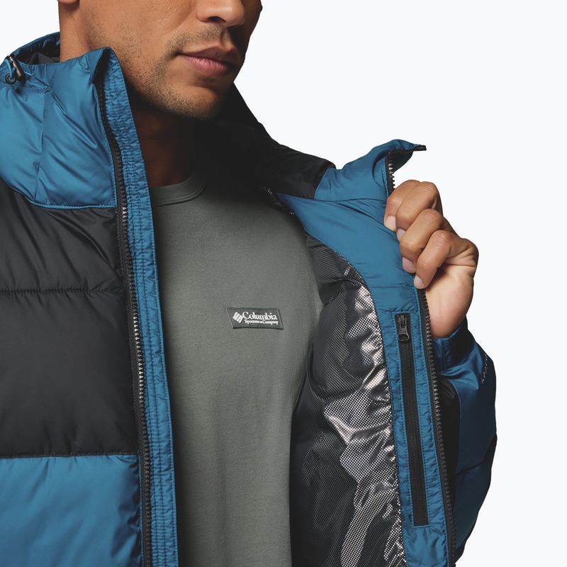 Vyriška pašiltinta striukė Columbia Pike Lake II Hooded phoenix blue/black 9