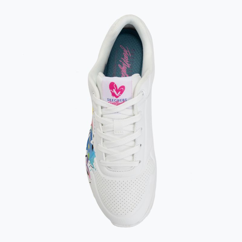 Moteriški batai SKECHERS Uno Open Your Heart white 5
