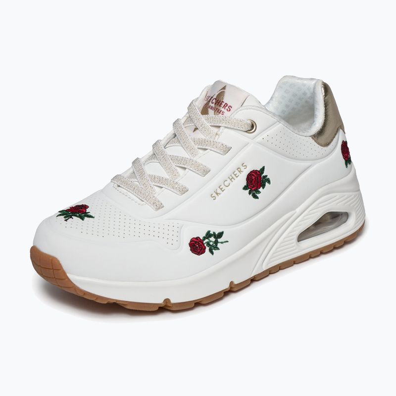Moteriški batai SKECHERS Uno Champagne & Roses white 4