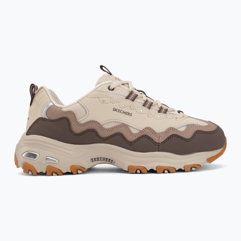 Moteriški batai SKECHERS D'Lites Vintage Wave beige 2
