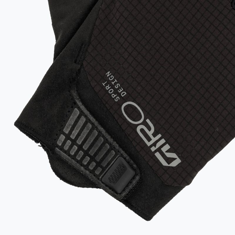 Vyriškos dviračių pirštinės Giro Bravo II Gel black 4