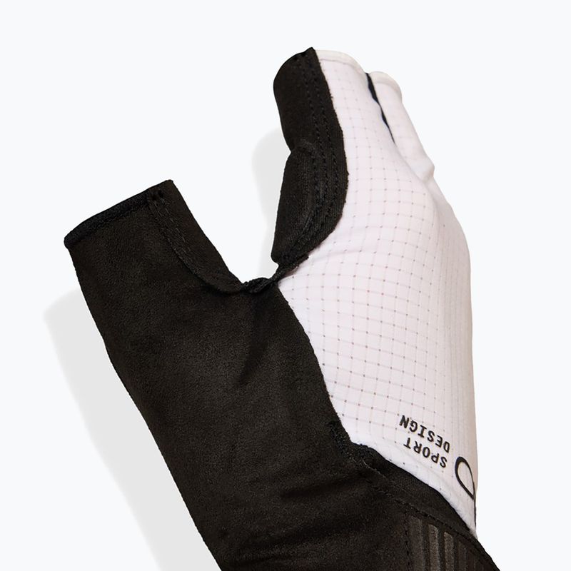 Vyriškos dviračių pirštinės Giro Bravo II Gel white 3