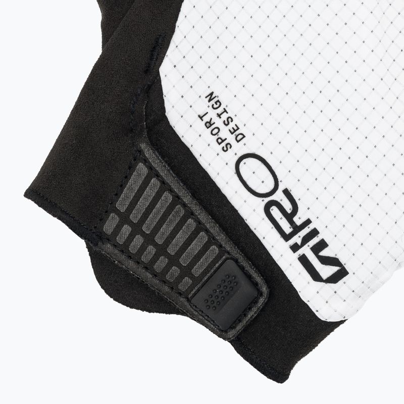 Vyriškos dviračių pirštinės Giro Bravo II Gel white 4