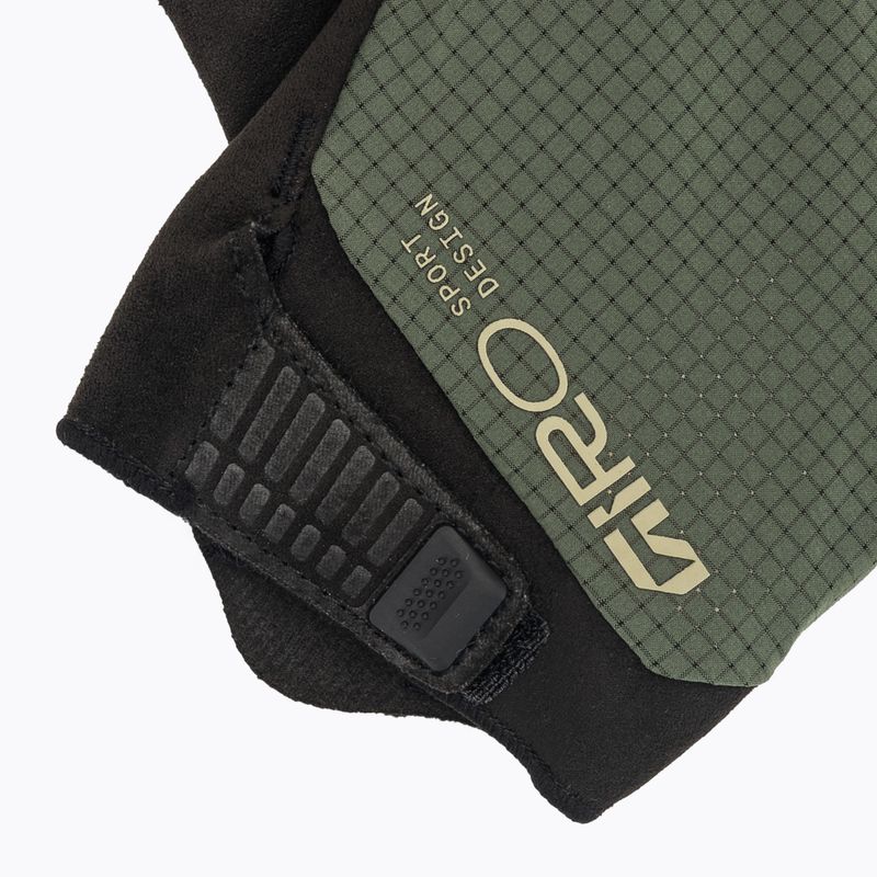 Vyriškos dviračių pirštinės Giro Bravo II Gel dark sage 4