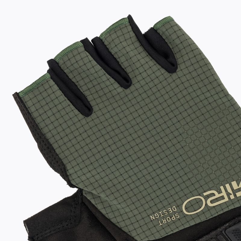 Vyriškos dviračių pirštinės Giro Bravo II Gel dark sage 5