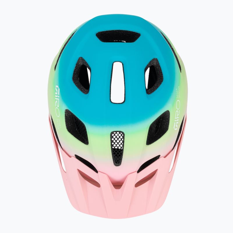 Vaikiškas dviračio šalmas Giro Tremor Child JR matte light pink/green fade 6
