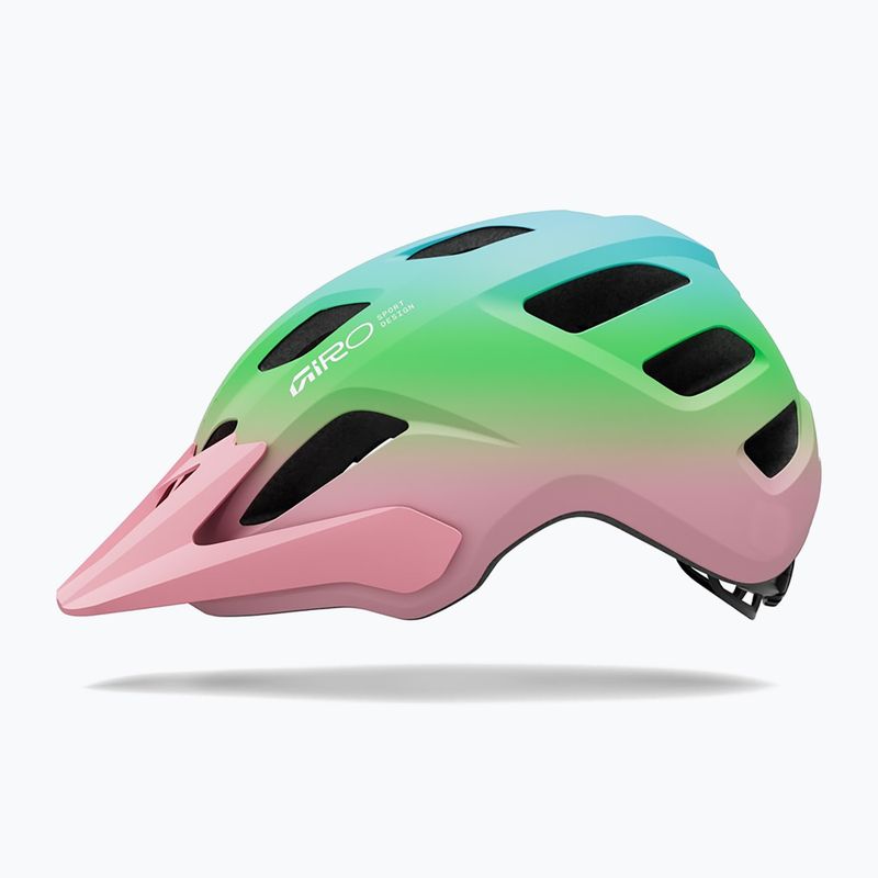 Vaikiškas dviračio šalmas Giro Tremor Child JR matte light pink/green fade 2