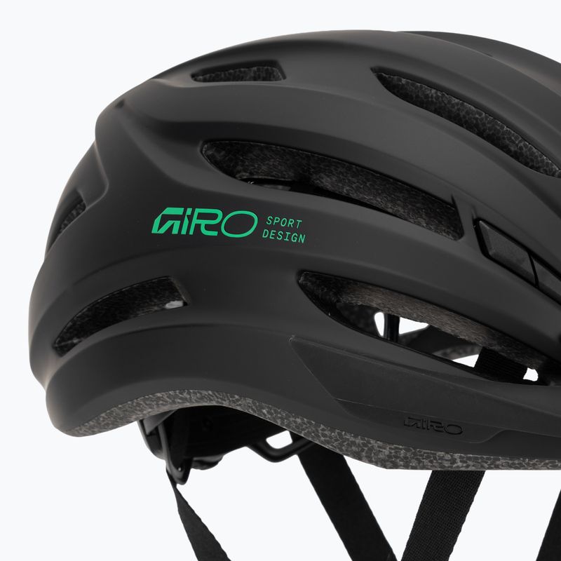 Vaikiškas dviračio šalmas Giro Register II matte black/vivid green 8