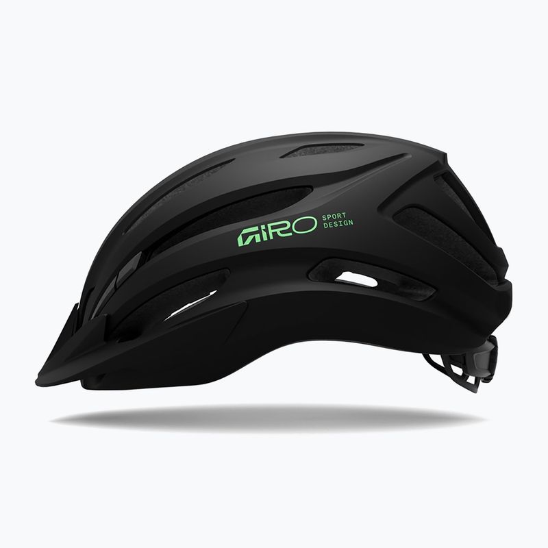 Vaikiškas dviračio šalmas Giro Register II matte black/vivid green 2