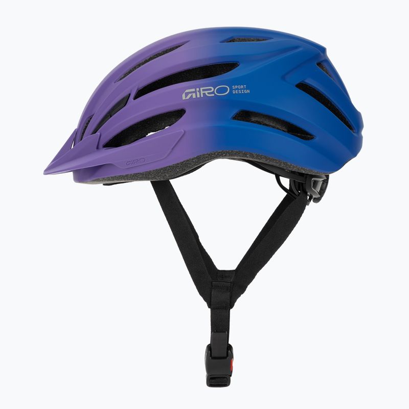 Vaikiškas dviračio šalmas Giro Register II matte purple haze/blue jewel fade 3
