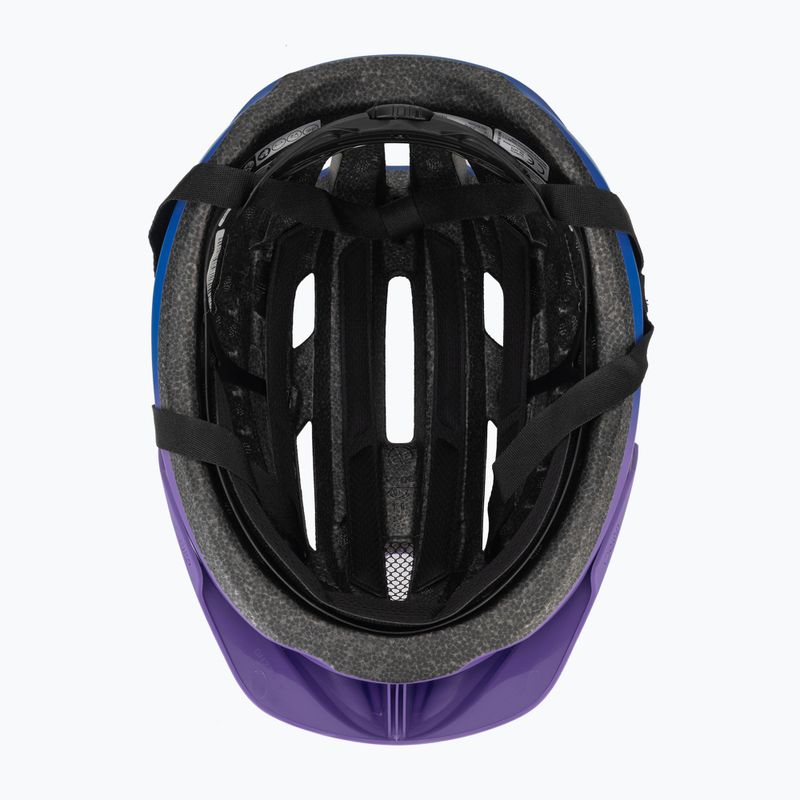 Vaikiškas dviračio šalmas Giro Register II matte purple haze/blue jewel fade 5