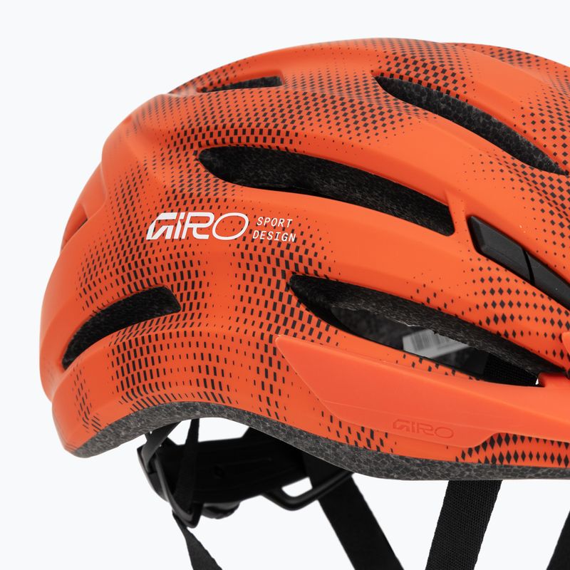 Vaikiškas dviračio šalmas Giro Register II matte motion orange 8