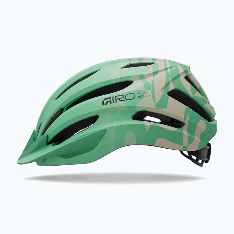 Vaikiškas dviračio šalmas Giro Register II matte green rush 2