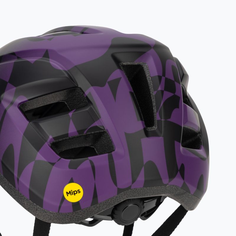 Dviračių šalmas Giro Fixture II MIPS matte black/purple rush 7