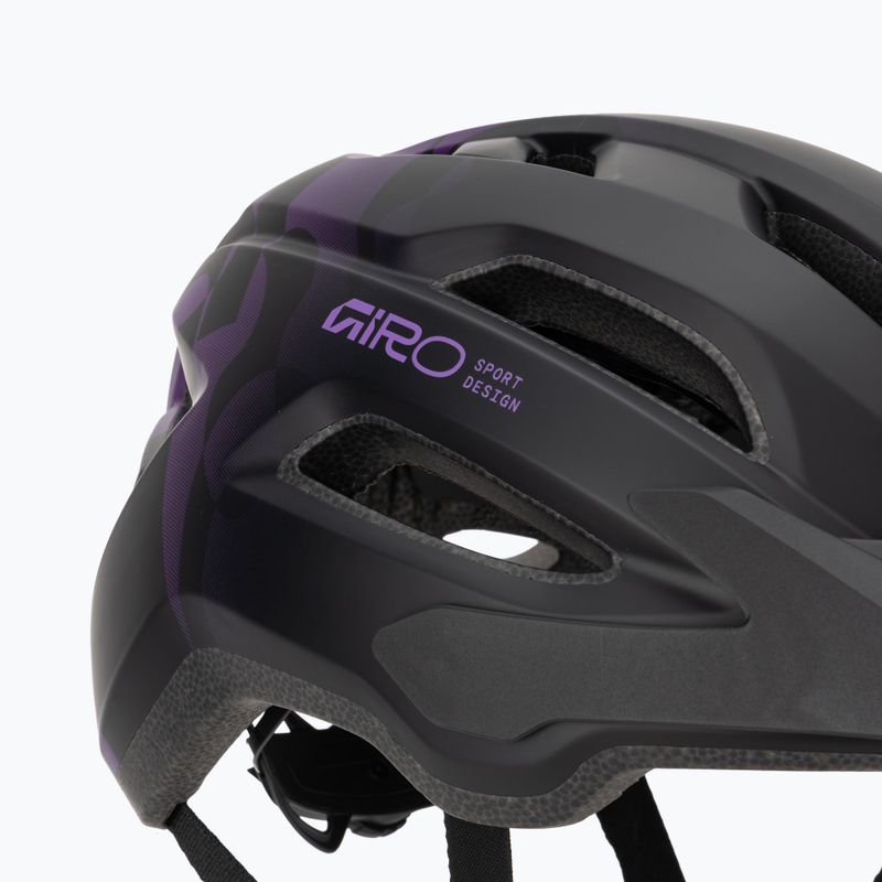 Dviračių šalmas Giro Fixture II MIPS matte black/purple rush 8