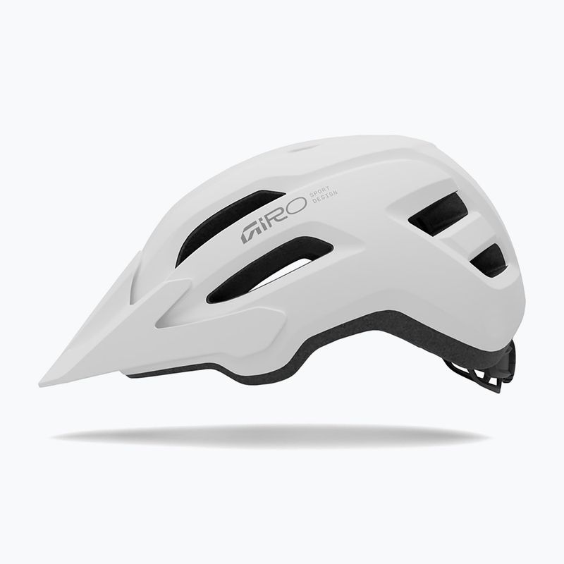 Dviračių šalmas Giro Fixture II matte white/grey 2