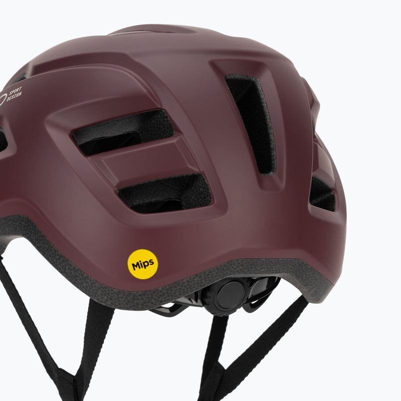 Dviračių šalmas Giro Fixture II MIPS W matte maroon 7