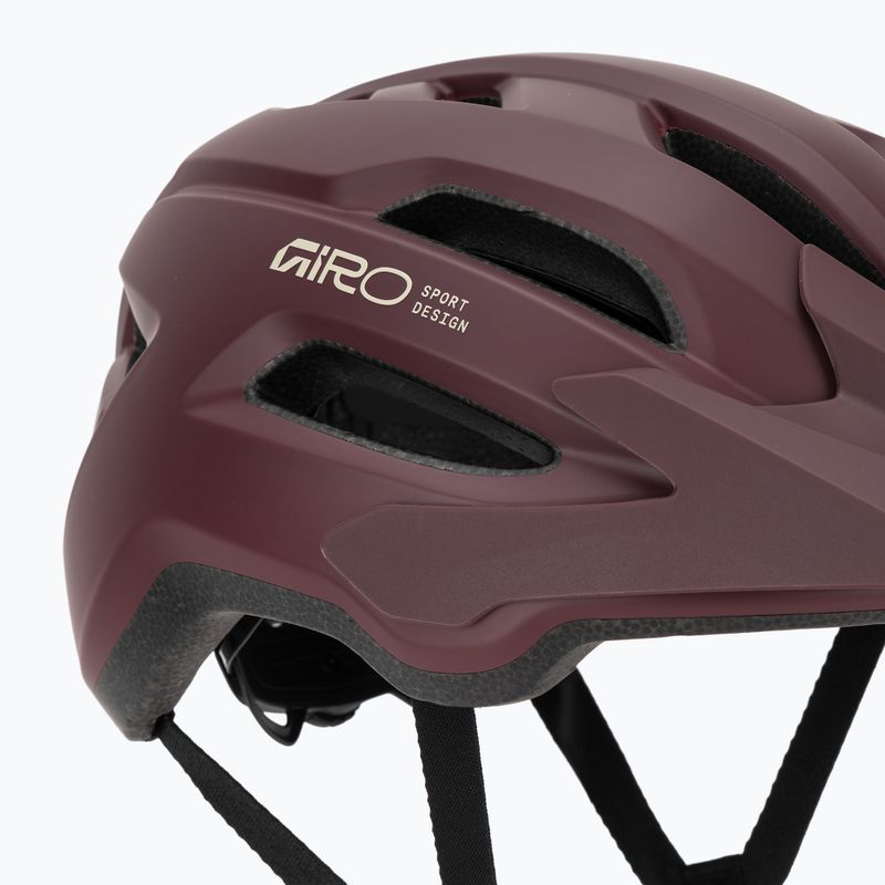 Dviračių šalmas Giro Fixture II MIPS W matte maroon 8
