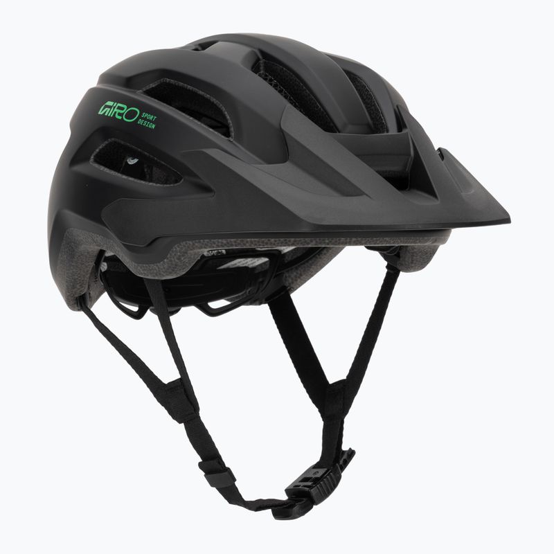 Vaikiškas dviračio šalmas Giro Fixture II MIPS matte black/vivid green