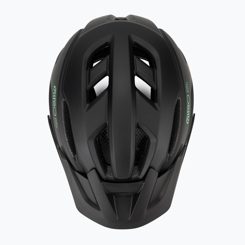 Vaikiškas dviračio šalmas Giro Fixture II MIPS matte black/vivid green 6
