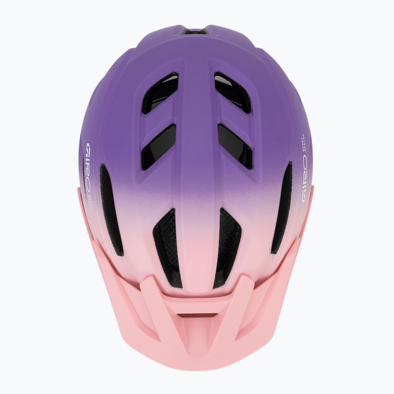 Vaikiškas dviračio šalmas Giro Fixture II MIPS matte light pink/purple fade 6