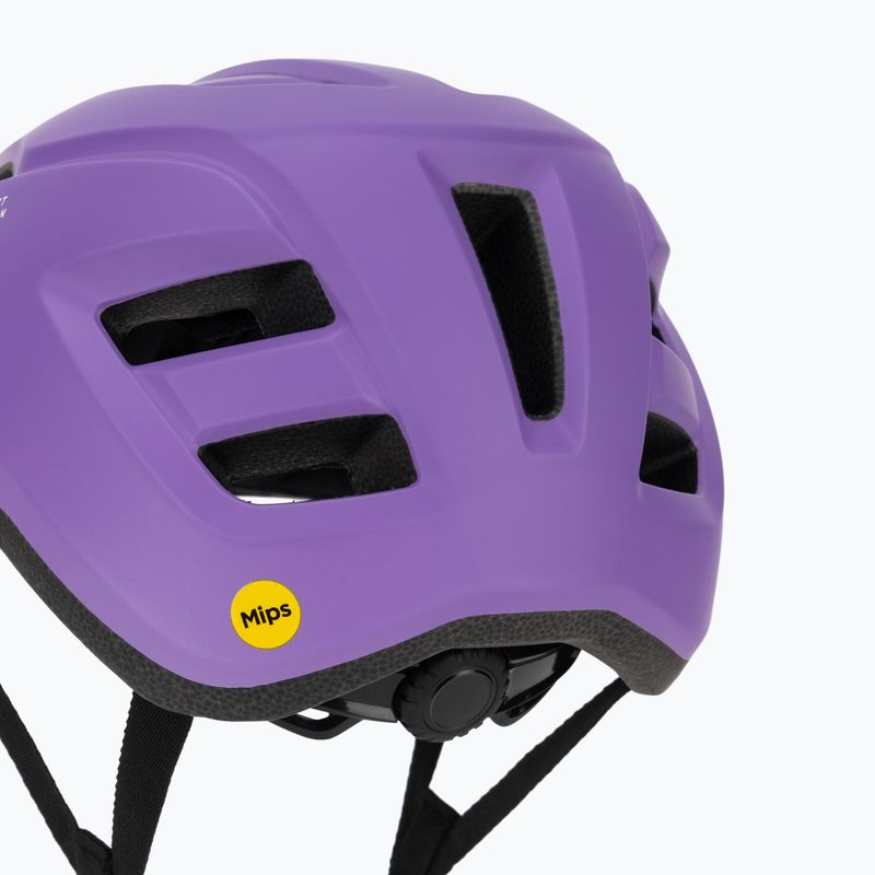 Vaikiškas dviračio šalmas Giro Fixture II MIPS matte light pink/purple fade 7