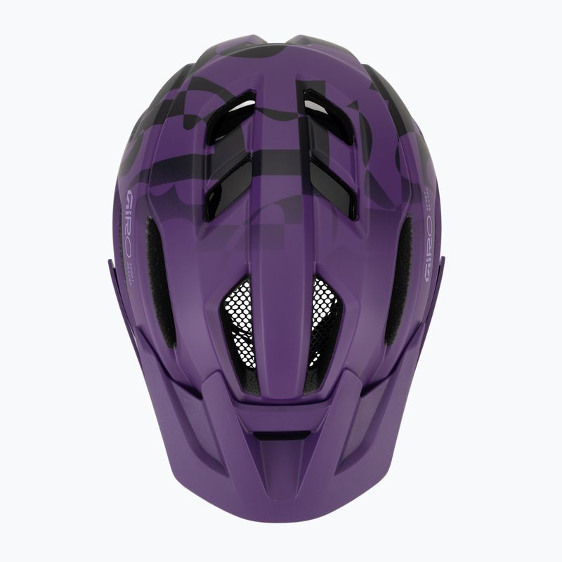 Vaikiškas dviračio šalmas Giro Fixture II MIPS matte purple rush 6