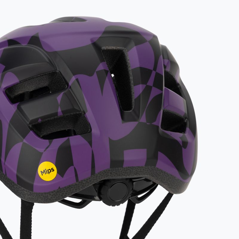 Vaikiškas dviračio šalmas Giro Fixture II MIPS matte purple rush 8