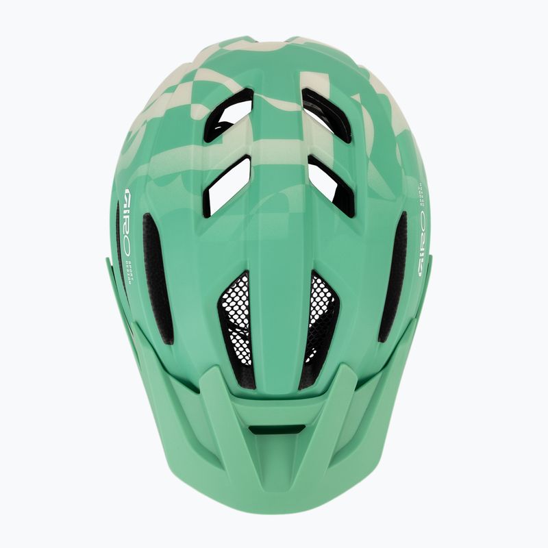 Vaikiškas dviračio šalmas Giro Fixture II MIPS matte green rush 6