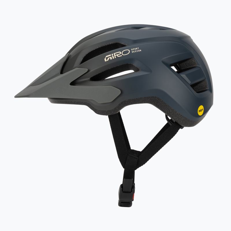 Vaikiškas dviračio šalmas Giro Fixture II MIPS matte dark sage/sapphire fade 3