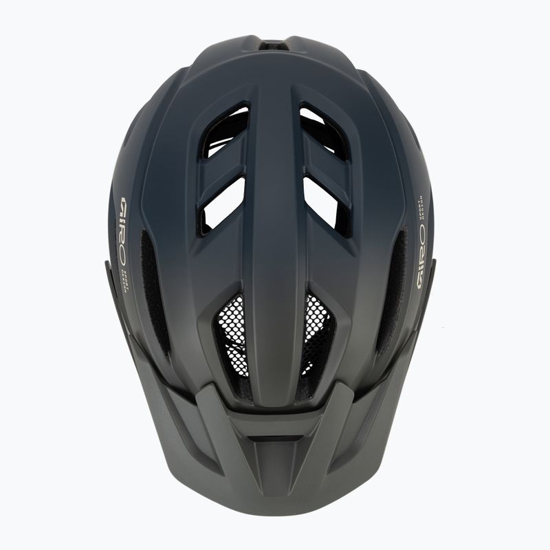 Vaikiškas dviračio šalmas Giro Fixture II MIPS matte dark sage/sapphire fade 6