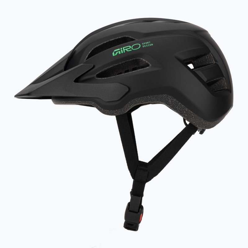 Vaikiškas dviračio šalmas Giro Fixture II matte black/vivid green 3