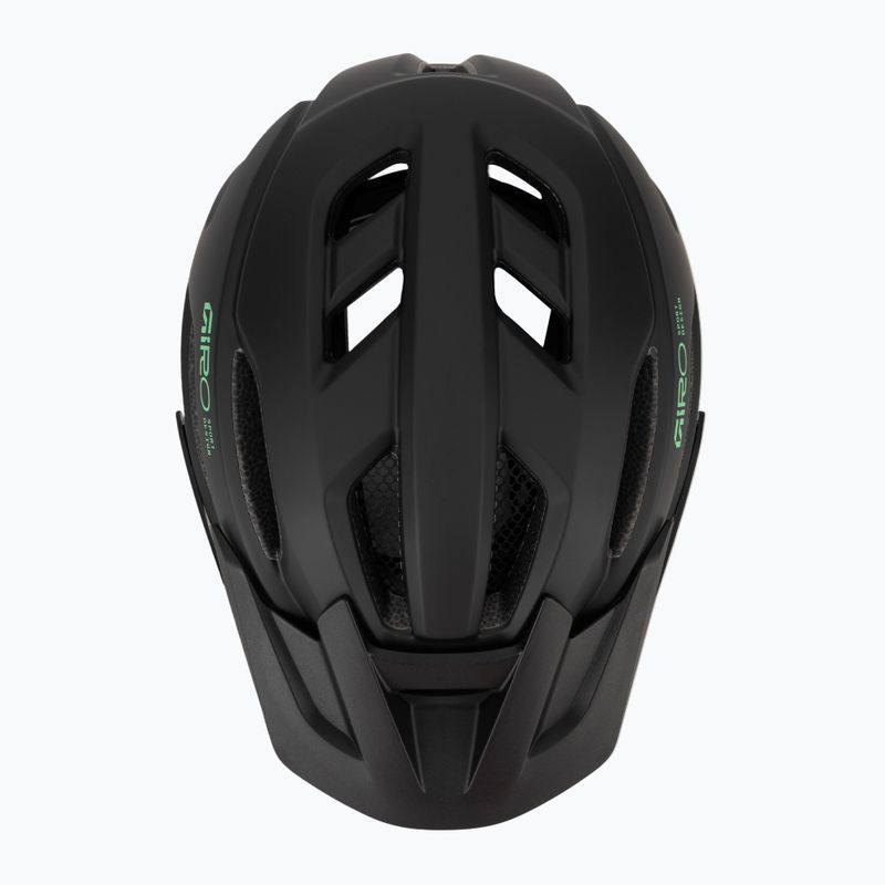 Vaikiškas dviračio šalmas Giro Fixture II matte black/vivid green 6