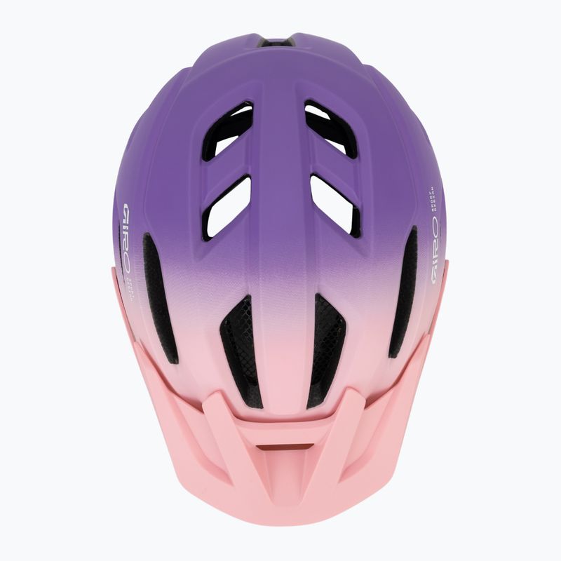 Vaikiškas dviračio šalmas Giro Fixture II matte light pink/purple fade 6