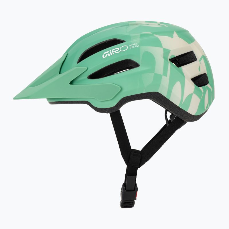 Vaikiškas dviračio šalmas Giro Fixture II matte green rush 3