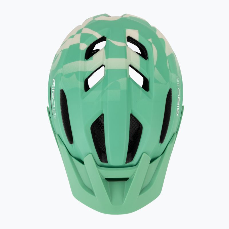 Vaikiškas dviračio šalmas Giro Fixture II matte green rush 6