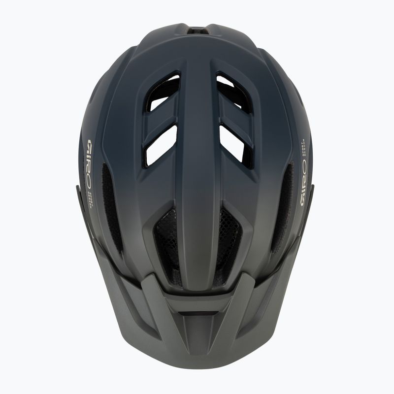 Vaikiškas dviračio šalmas Giro Fixture II matte dark sage/sapphire fade 6