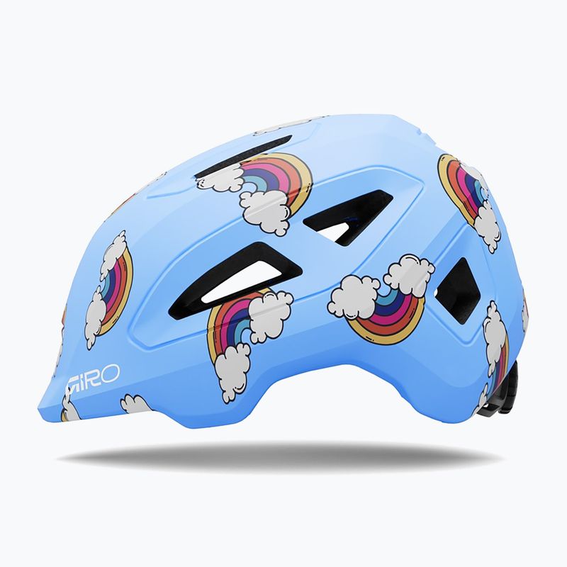 Vaikiškas dviračio šalmas Giro Scamp II matte multi rainbow 2