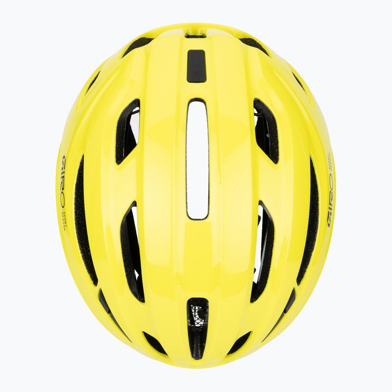 Dviračio šalmas Giro Isode II gloss hi viz yellow 6