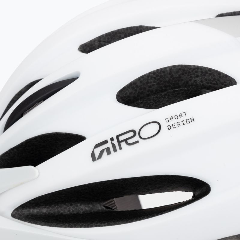 Dviračio šalmas Giro Revel 2026 matte white/gray 7