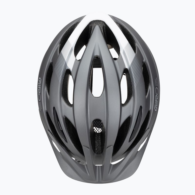 Dviračio šalmas Giro Revel 2026 matte titanium/white 6
