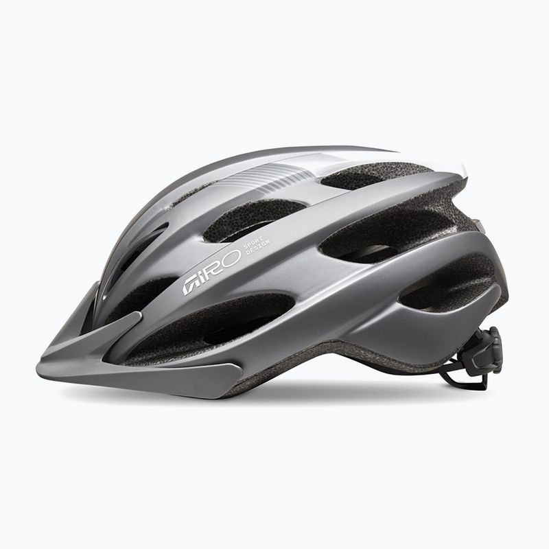 Dviračio šalmas Giro Revel 2026 matte titanium/white 2